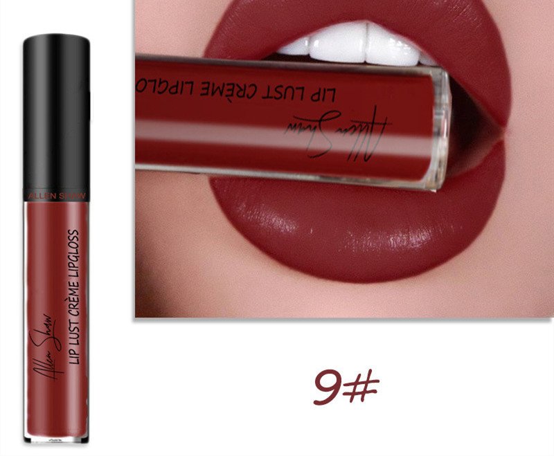 Silky Cream Texture Lip Gloss  Cross-Border Exclusive Lip Glaze Lip Gloss Lipstick chapstick - 9 color image