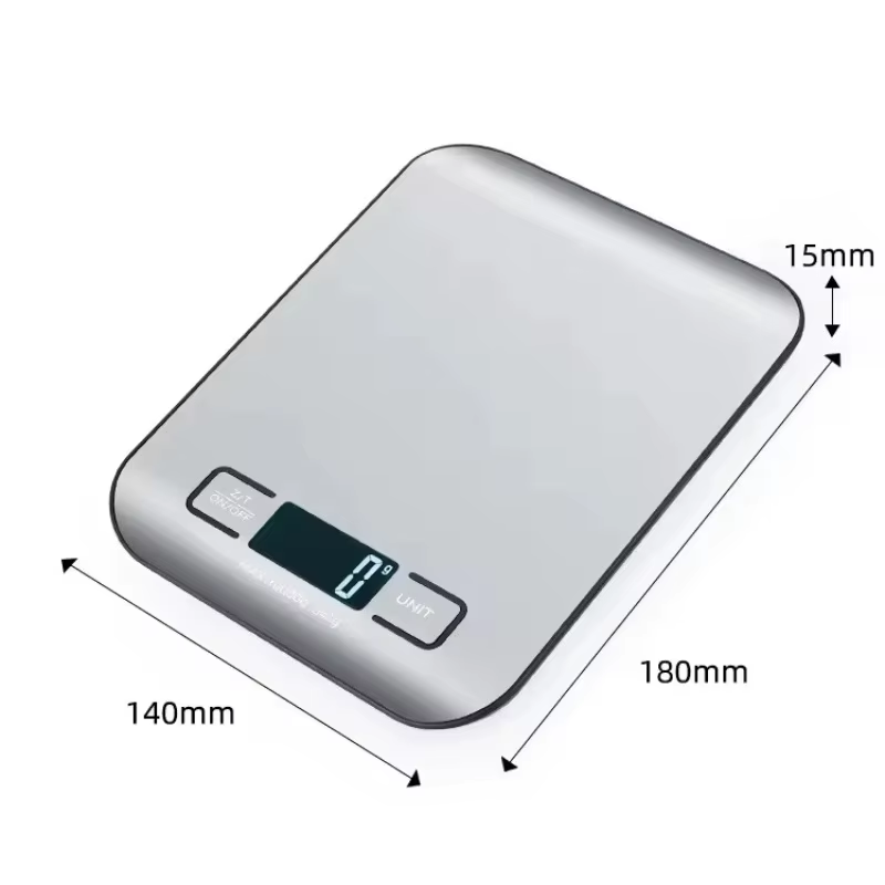 Digital Kitchen Scale LED Display 5Kg/1G Stainless Steel Panel Electronic Scales Home Jewelry Food Snacks Weighing Baking Tools image 6