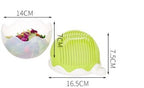 Creative Salad Cutter Fruit and Vegetable Cutter - Yellow small image