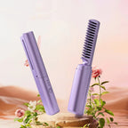 Professional Wireless Hair Straightener Curler Comb Fast Heating Negative Ion Straightening Curling Brush Hair Styling Tools image 9