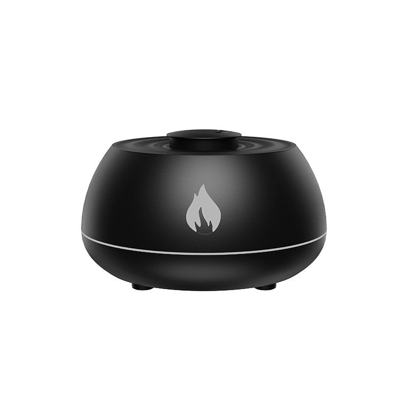 Flame Humidifier Aromatherapy Diffuser 7 Colors Light Home Air Humidifier 130ML USB Room Fragrance Essential Oil Diffuser image
