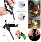14-In-1 Outdoor Emergency Survival Kit Camping Hiking Tactical Gear Case Set Box image 6