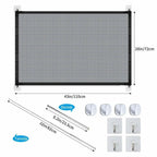Pets Dog Cat Baby Safety Gate Mesh Fence Magic Portable Guard Net Stairs Doors image 9