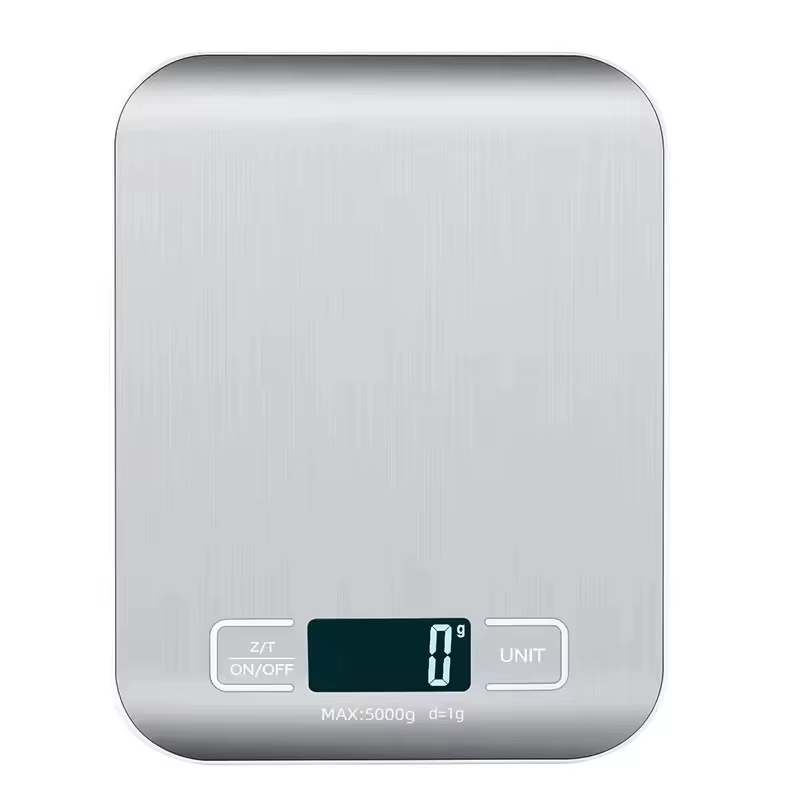 Digital Kitchen Scale LED Display 5Kg/1G Stainless Steel Panel Electronic Scales Home Jewelry Food Snacks Weighing Baking Tools image 0