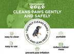 Paw Plunger – Dog Paw Cleaner - Dog and Puppy Essentials - Portable Dirty Paw Washer - Ideal for Medium Dogs - Black image 2