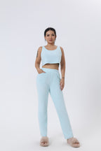 Cozy Pajama Set, 3 Piece Lounge Set, Cute Loungewear, Warm Suit Sets, Matching Set, Lounge Set, 3 Piece Pant Sets, Women Winter Dress image 5