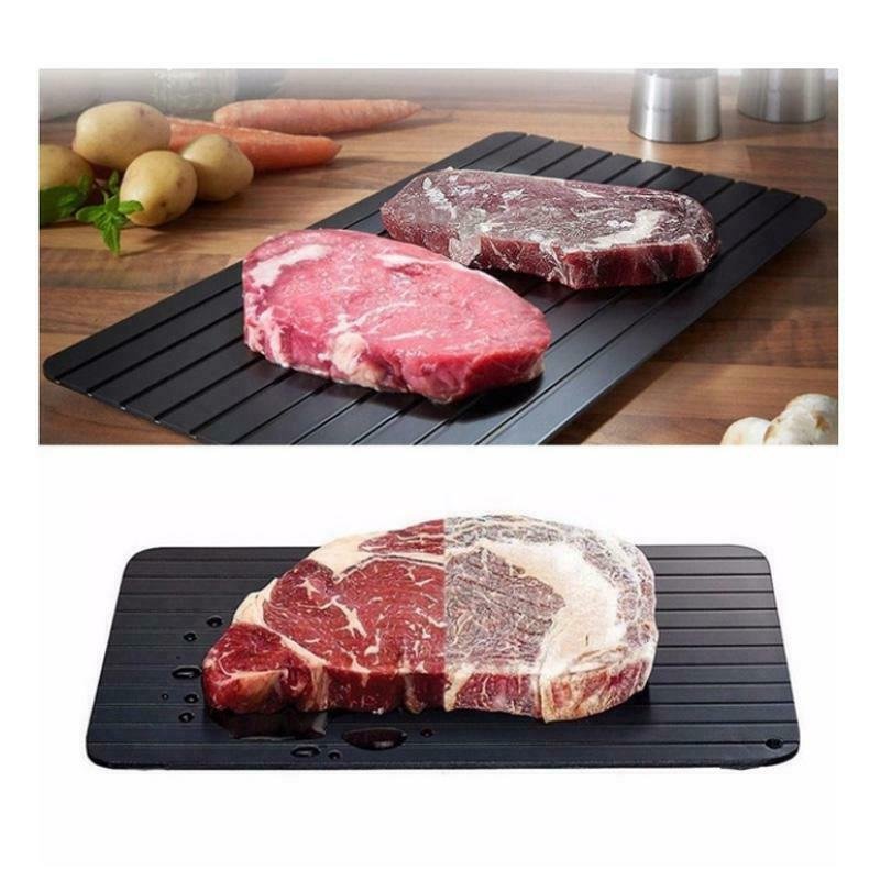 Fast Defrost Tray Fast Thaw Frozen Food Meat Fruit Quick Defrosting Plate Board Defrost Tray Thaw Master Kitchen Gadgets image 3