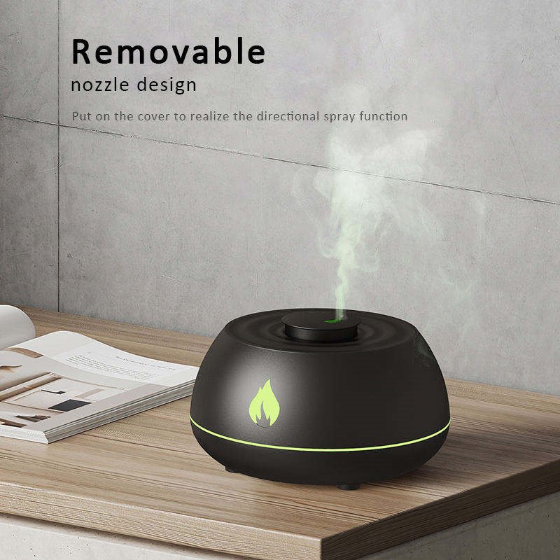 Flame Humidifier Aromatherapy Diffuser 7 Colors Light Home Air Humidifier 130ML USB Room Fragrance Essential Oil Diffuser image 6