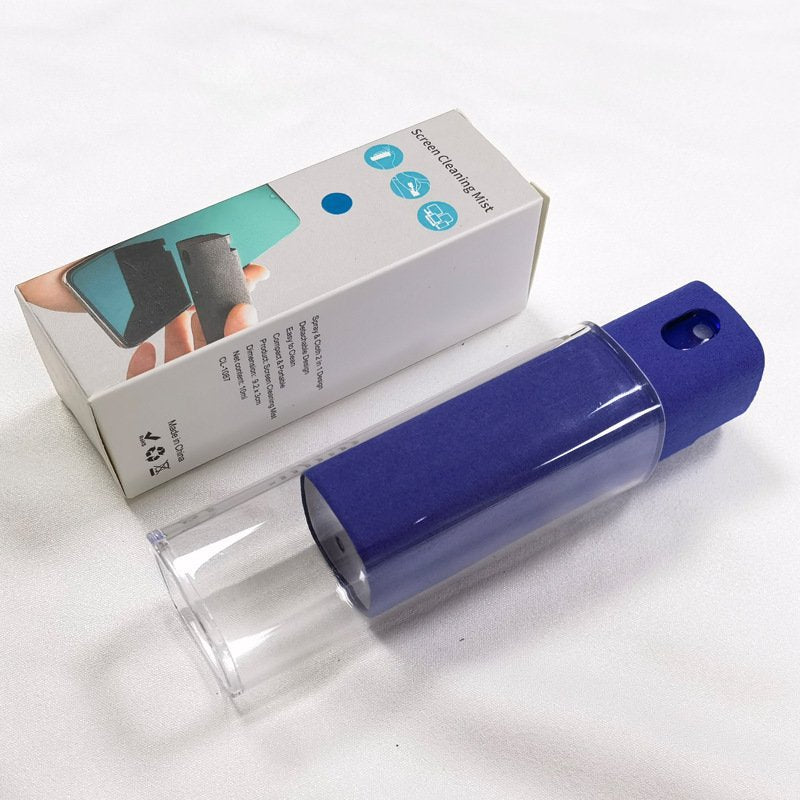 Mobile Phone Screen Cleaner Artifact Storage Integrated Mobile Phone Portable Computer Screen Cleaner Set - Violet Blue, With shell image