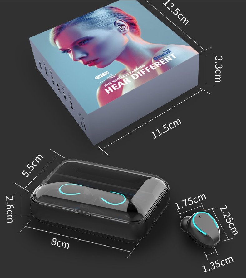 Multifunction Bluetooth Headset Binaural Movement Power Bank Phone Support image 2