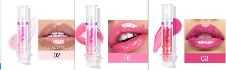 New Tube Lip Rich Lip Color Slightly Spicy Lip Honey Lip Glass Mirror Face Lip Mirror Liquid Lipstick - Set4 image