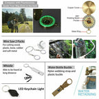14-In-1 Outdoor Emergency Survival Kit Camping Hiking Tactical Gear Case Set Box image 3