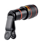 HD 8X Clip On Optical Zoom Telescope Camera Lens For Universal Mobile Cell Phone image 6