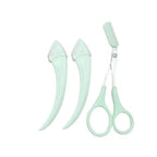 Eyebrow Trimming Knife With Comb Curved Moon Small Beauty Supplies Gadgets image 7