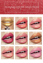 Shiny Metallic Lipstick Pearlescent Color Temperature Change Lipstick Gilt Lipstick image 2
