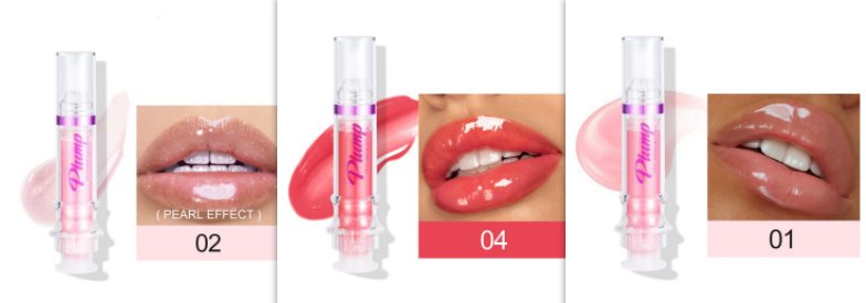New Tube Lip Rich Lip Color Slightly Spicy Lip Honey Lip Glass Mirror Face Lip Mirror Liquid Lipstick - Set8 image