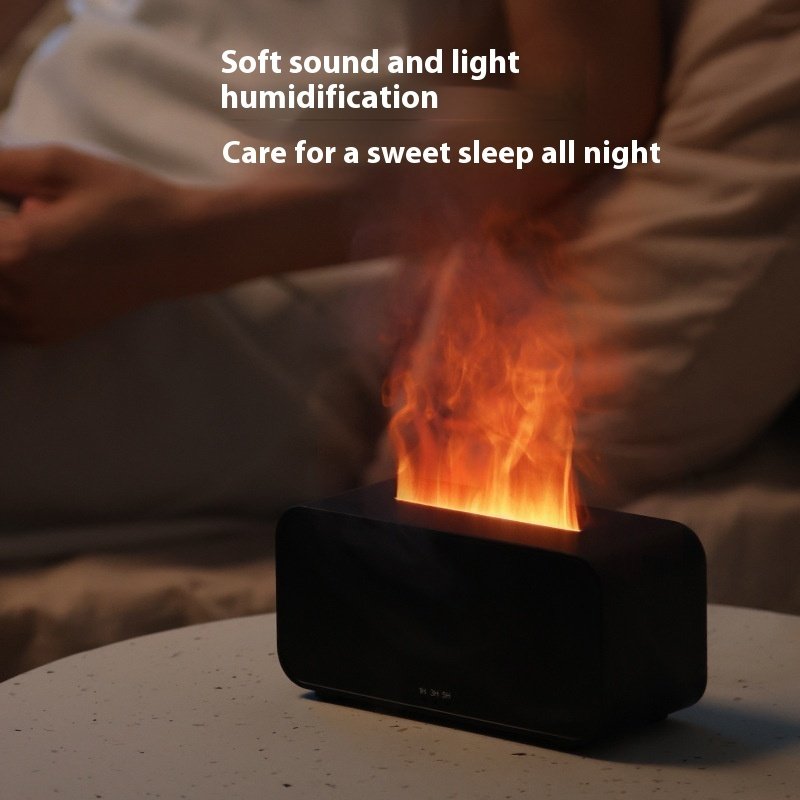 Timing Simulation Aroma Diffuser Usb Household Flame Humidifier  Aromatherapy Machine Spray Air Flame Humidifier Diffuser image 4