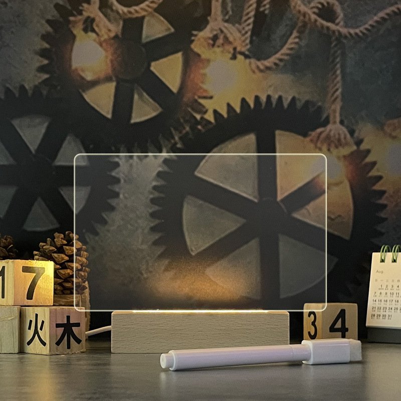Creative Note Board Creative Led Night Light USB Message Board Holiday Light With Pen Gift For Children Girlfriend Decoration Night Lamp image 1