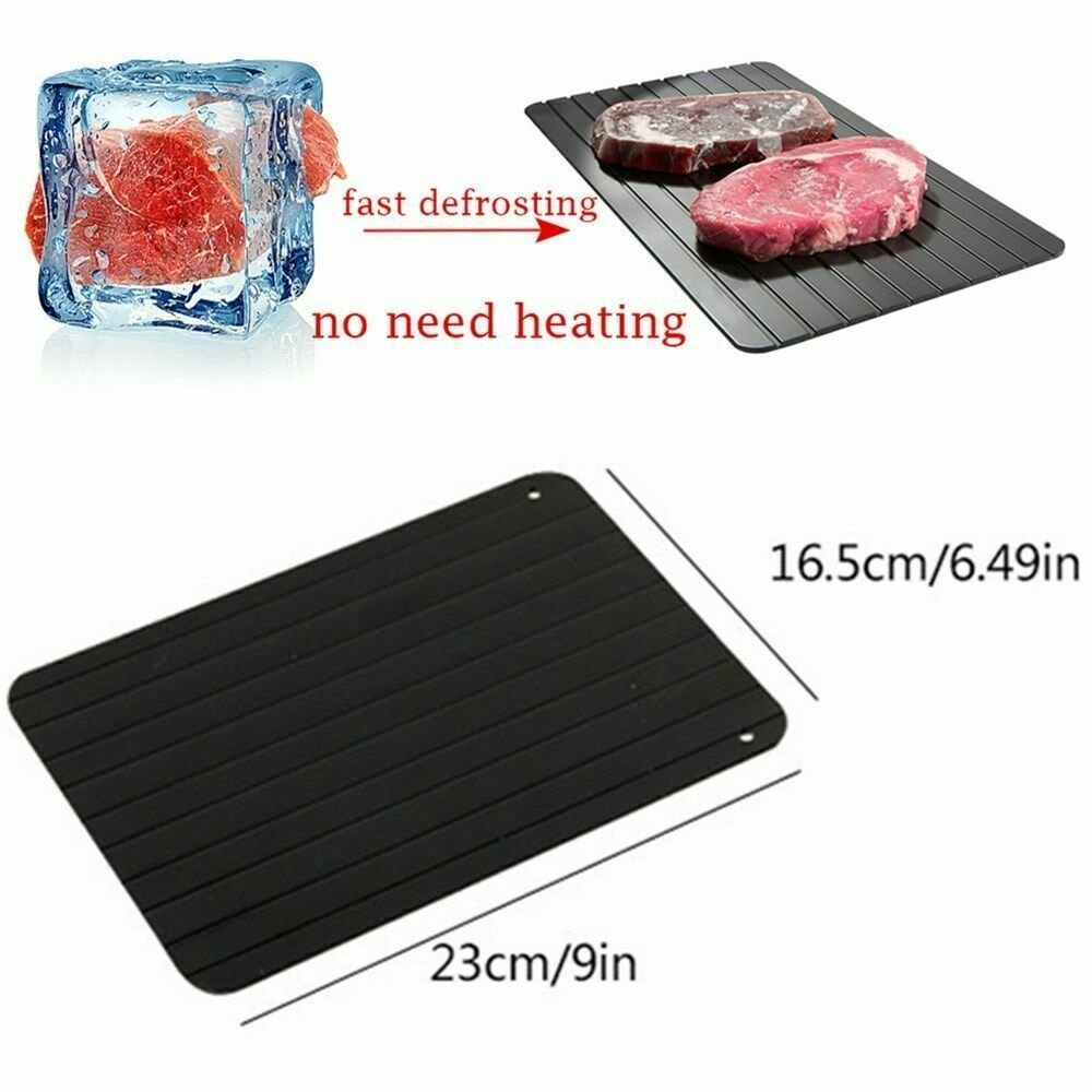 Fast Defrost Tray Fast Thaw Frozen Food Meat Fruit Quick Defrosting Plate Board Defrost Tray Thaw Master Kitchen Gadgets image 5