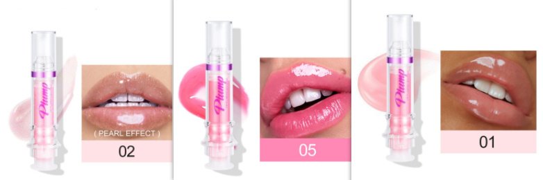 New Tube Lip Rich Lip Color Slightly Spicy Lip Honey Lip Glass Mirror Face Lip Mirror Liquid Lipstick - Set7 image