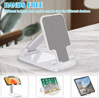 Cell Phone Stand Desktop Holder Tablet Stand Mount Mobile Phone Desktop Tablet Holder Table Cell Foldable Extend Support Desk Mobile Phone Holder Stand image 9