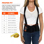 Proflex 1100SF Standard Spandex Back Support Brace - XL image 2
