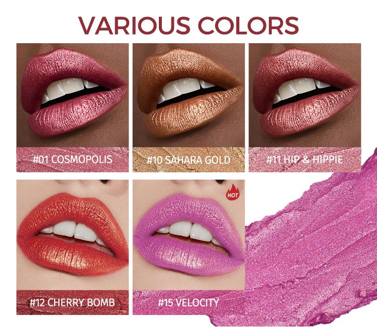 Lip Lipstick Lip Gloss Waterproof Long Lasting Matte Lipstick Glossy Women's Vegan Lipstick image 2