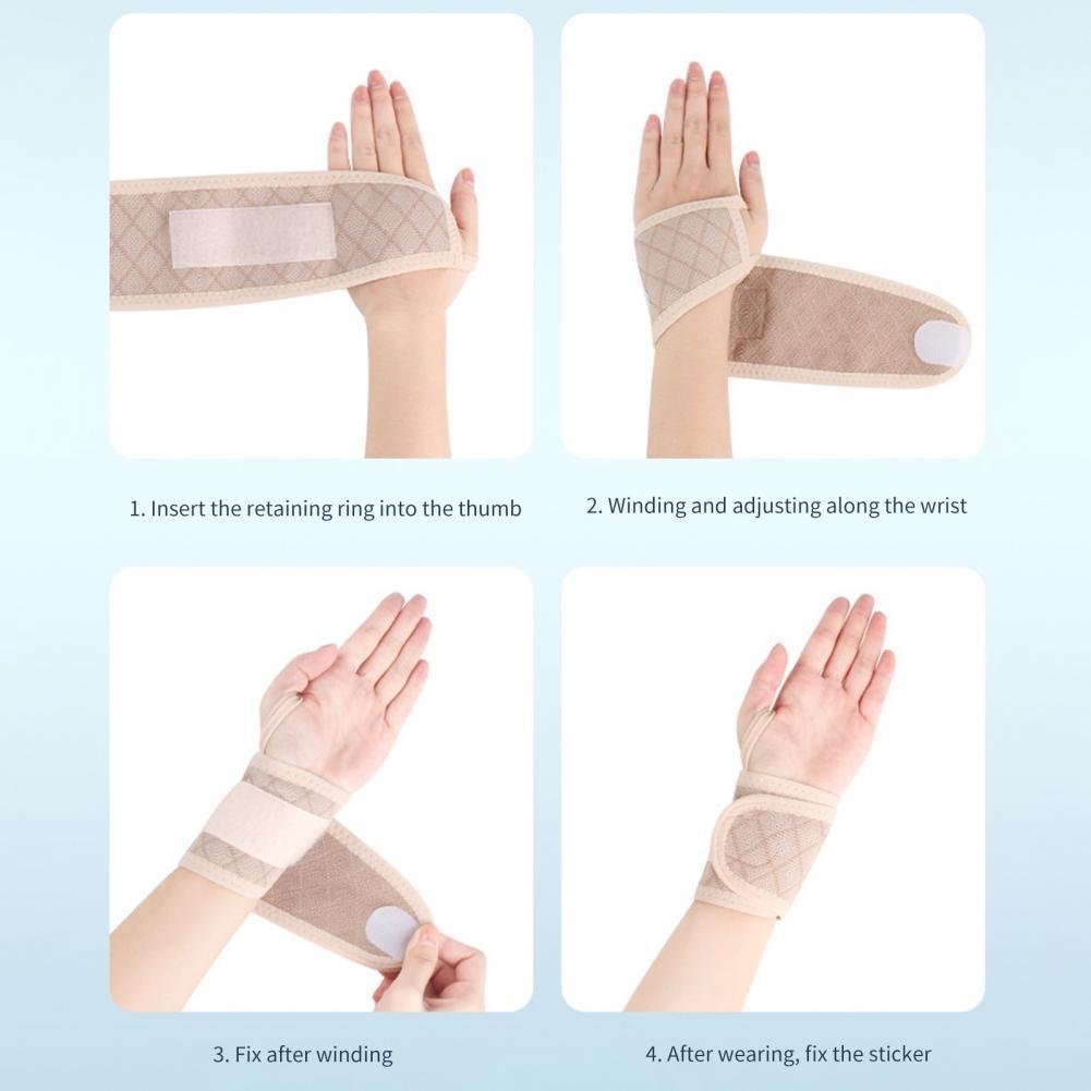 Wrist Brace Carpal Tunnel For Men And Women Fit, Lightweight Adjustable Wrist Support Brace For Tendinitis, Sprains Arthritis, Pain Relief, Compression Wrist Wrap For Sports, Workout And Daily Use image 9