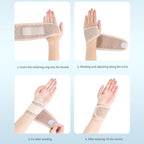 Wrist Brace Carpal Tunnel For Men And Women Fit, Lightweight Adjustable Wrist Support Brace For Tendinitis, Sprains Arthritis, Pain Relief, Compression Wrist Wrap For Sports, Workout And Daily Use image 9