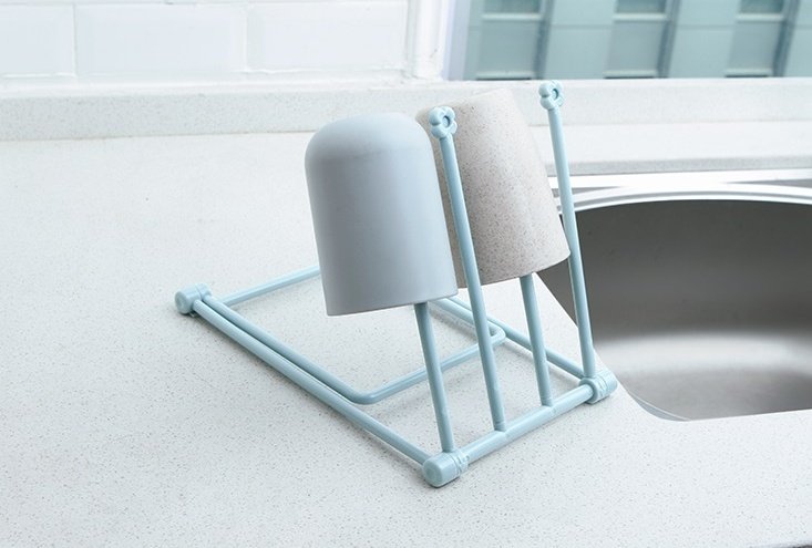 Foldable Dishcloth Shelf Kitchen Accessories Gadget Organizer image 4