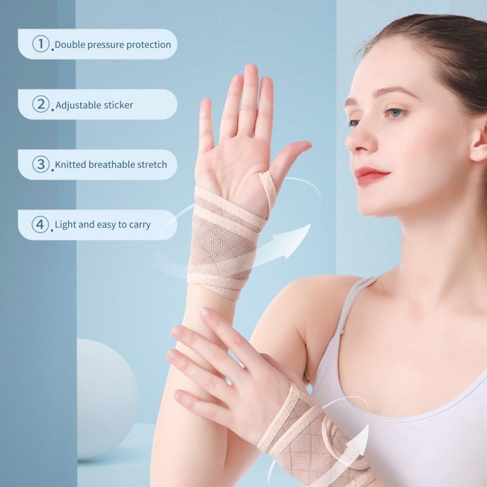 Wrist Brace Carpal Tunnel For Men And Women Fit, Lightweight Adjustable Wrist Support Brace For Tendinitis, Sprains Arthritis, Pain Relief, Compression Wrist Wrap For Sports, Workout And Daily Use image 5