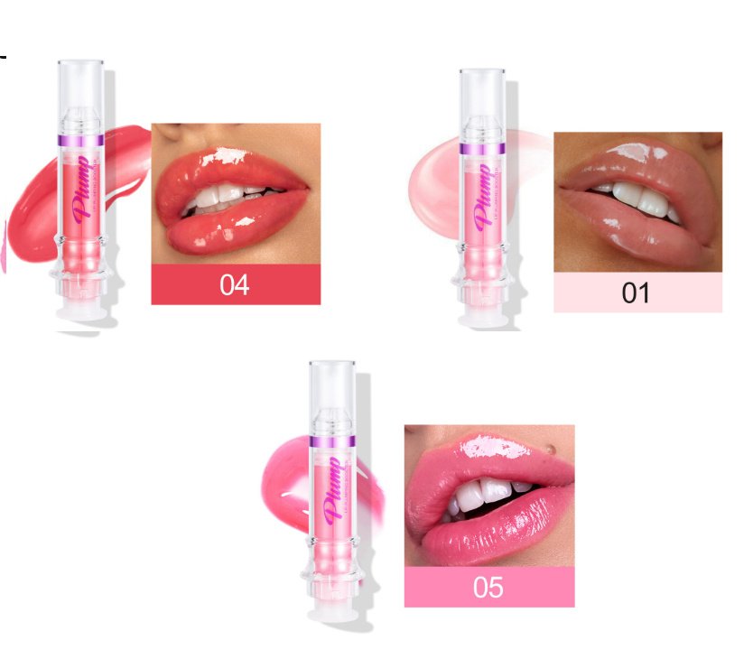 New Tube Lip Rich Lip Color Slightly Spicy Lip Honey Lip Glass Mirror Face Lip Mirror Liquid Lipstick - 1 4 5color image
