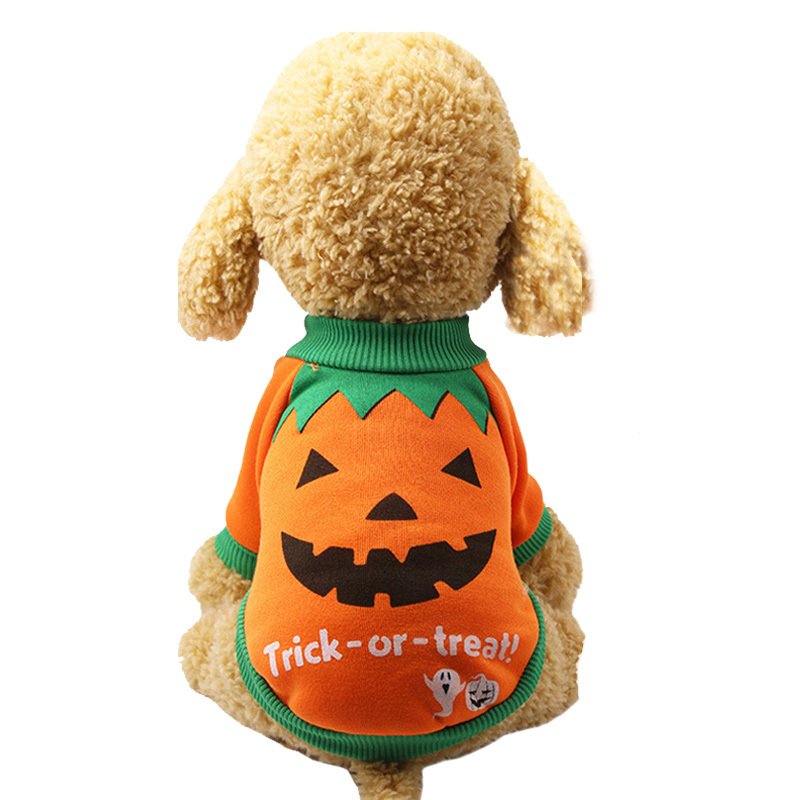 Halloween funny pet clothes-Pet Halloween Gift-Halloween - Yellow, XS image