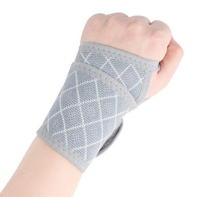 Wrist Brace Carpal Tunnel For Men And Women Fit, Lightweight Adjustable Wrist Support Brace For Tendinitis, Sprains Arthritis, Pain Relief, Compression Wrist Wrap For Sports, Workout And Daily Use - Gray image