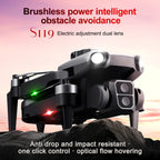 S119 Beginner Trajectory Flight Drone 480p Camera Quadcopter Optical Flow Positioning Four-Sided Obstacle Avoidance UAV image 1