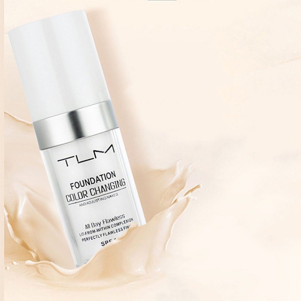 Temperature Liquid Foundation Concealer Portable Natural Color  Makeup Foundation BB Concealer image 5