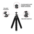 Flexible Small Octopus Mount Mini Tripod Bluetooth Remote Stand Holder I Phone image 1