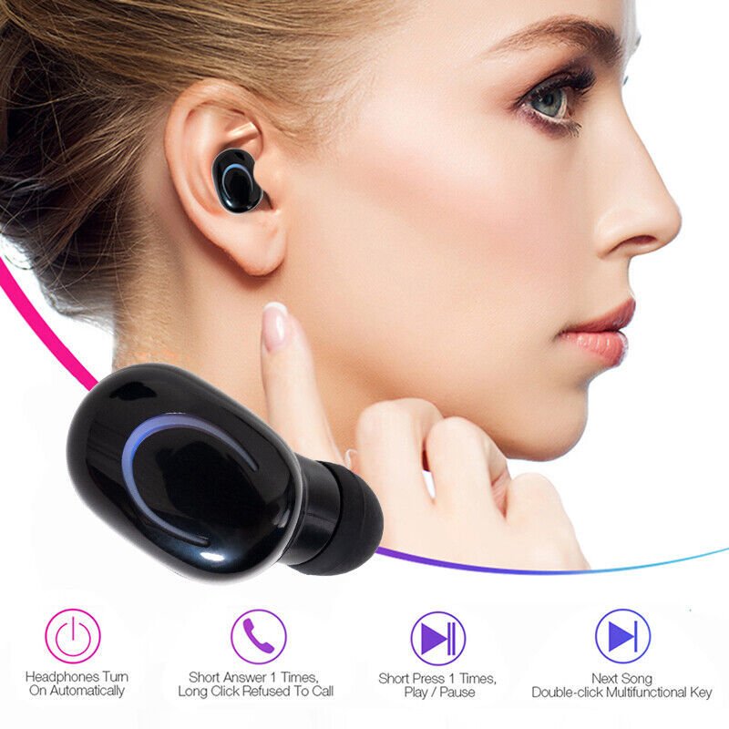 Bluetooth 5.3 Headphones In Ear Wireless TWS Sport Headphones IPX-5 With Microphone De image 2