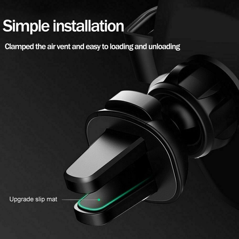 10W QI Wireless Fast Car Charger Mount Holder Stand Automatic Clamping Charging image 8