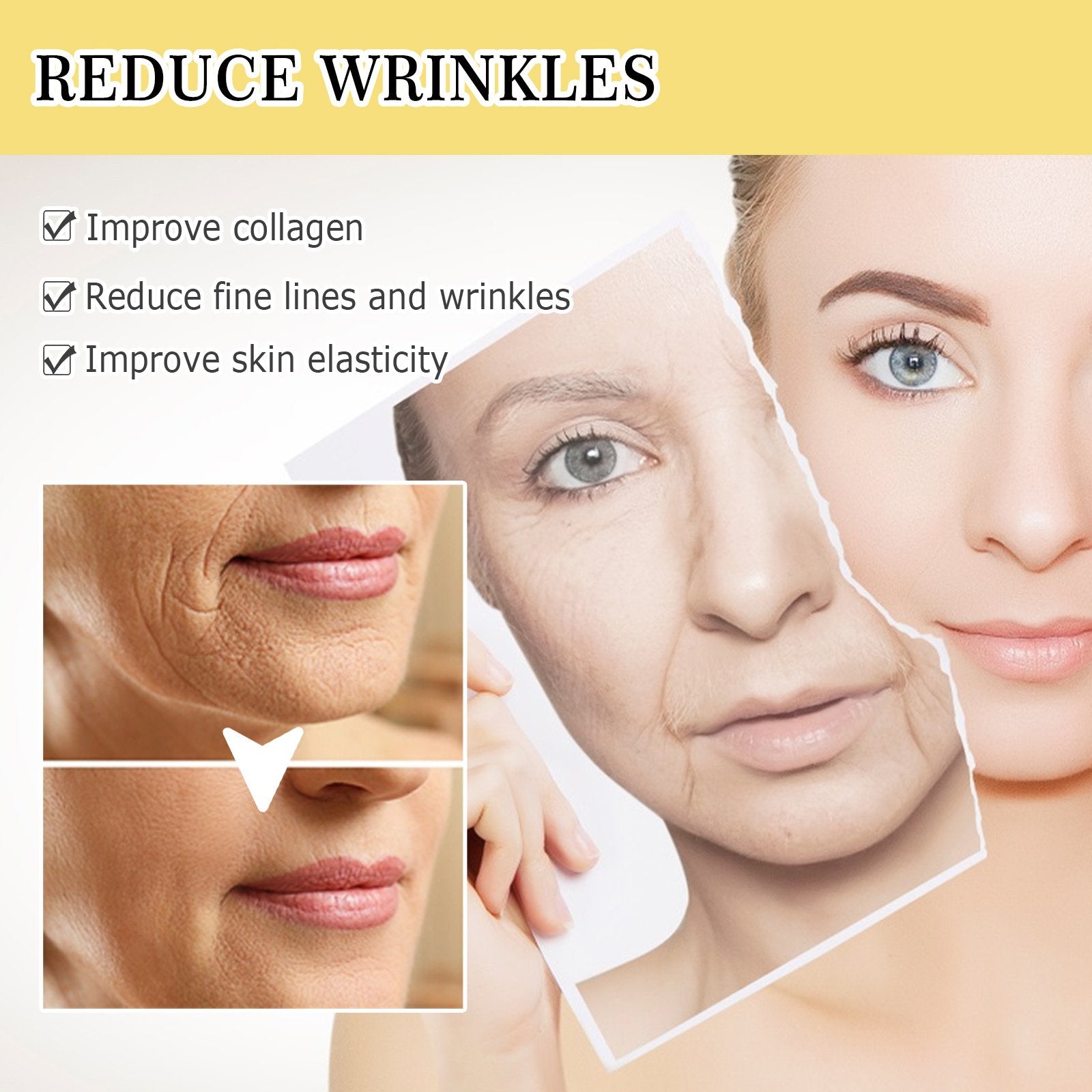 OUHOE Snail 96 Collagen Power Essence Repairs Skin Barrier, Moisturizes And Desalinates Black Spot Snail Essence image 2