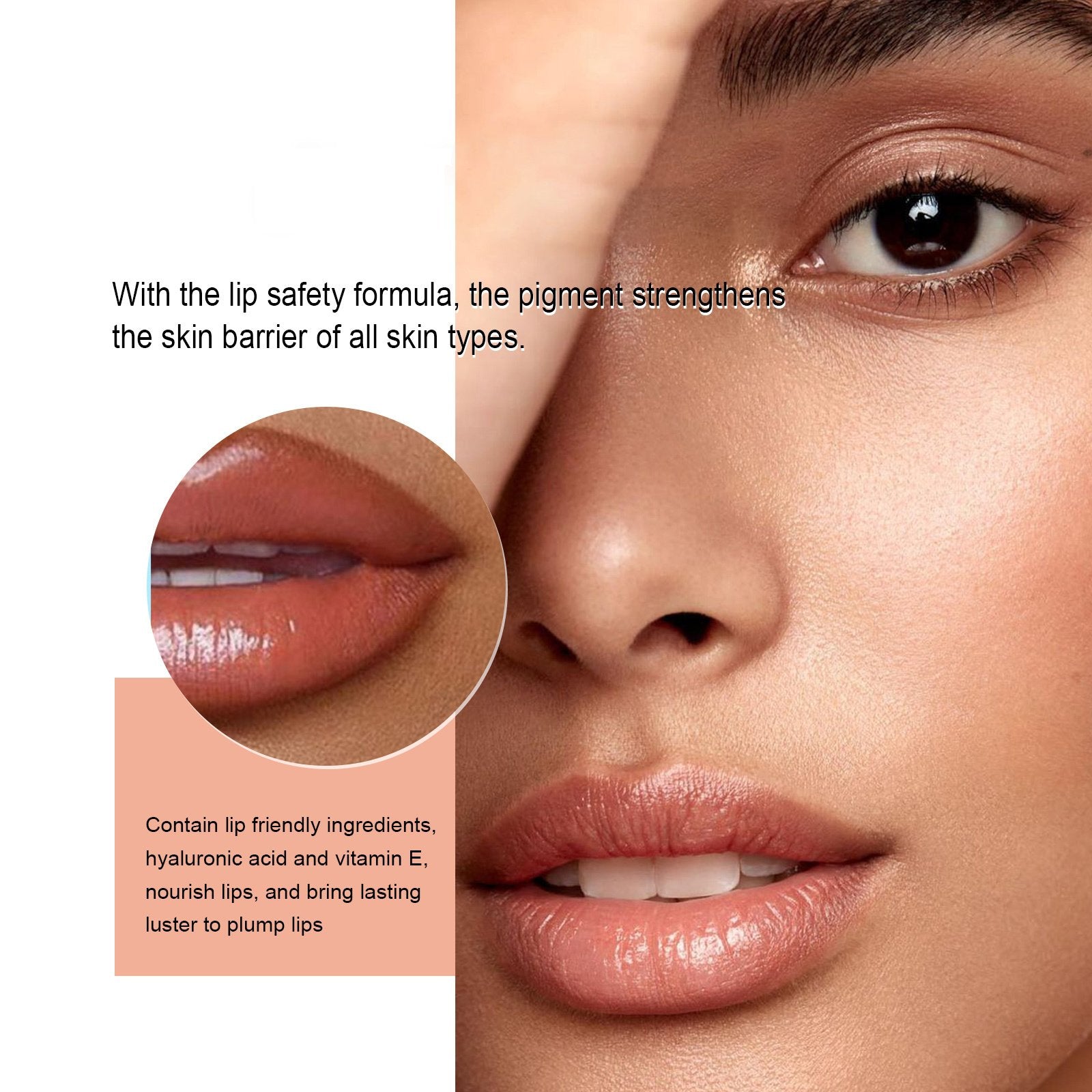 Mineral OilOUHOE Peel Off Lipliner Plump Lip Lines Show Lip Color Without Taking Off Makeup Peel Off Lipliner image 3