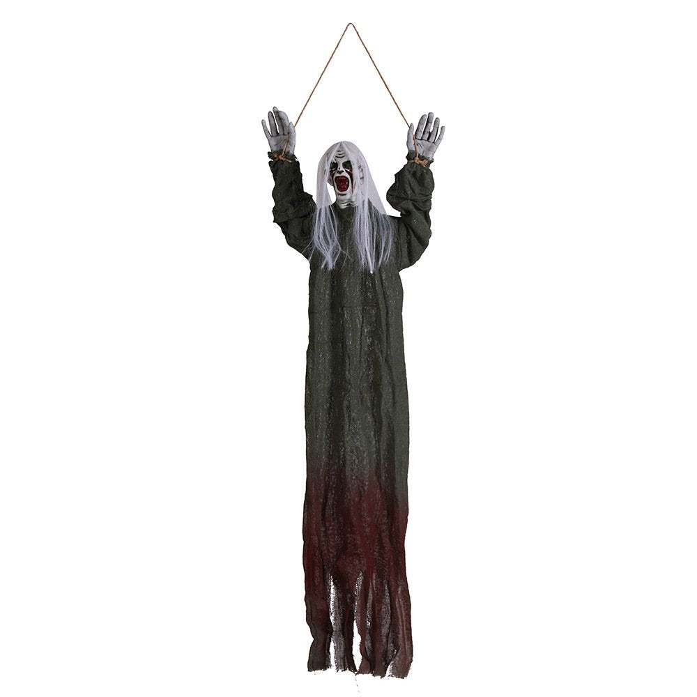 Halloween Decoration Hanging Ghost Haunted House Secret Room Layout Props image 1