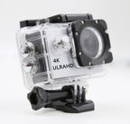 4K  Waterproof Sport Camera - Silver Grey image