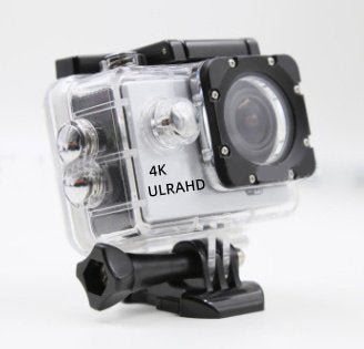 4K  Waterproof Sport Camera - Silver Grey image