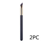 Wild Eyebrow Brush 3d Stereoscopic Painting Hairline Eyebrow Paste Artifact Eyebrow Brush Brow Makeup Brushes Concealer Brush - Black, 2PCS image