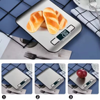 Digital Kitchen Scale LED Display 5Kg/1G Stainless Steel Panel Electronic Scales Home Jewelry Food Snacks Weighing Baking Tools image 4