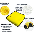 Dog Towels For Drying Dogs Drying Towel Dog Bath Towel, Quick-drying Pet Dog And Cat Towels Soft Fiber Towels Robe Super Absorbent Quick Drying Soft Microfiber Pet Towel For Dogs, Cats Yellow image 9
