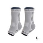 Graphene Ankle Brace, Warm Ankle Support Ankle Compression Sleeve   Foot &amp; Ankle Brace Socks For Sprained Ankle Compression Sleeve - Ankle Support For Women &amp; Men - Tendonitis &amp; Arthritis Ankle Brace - L image