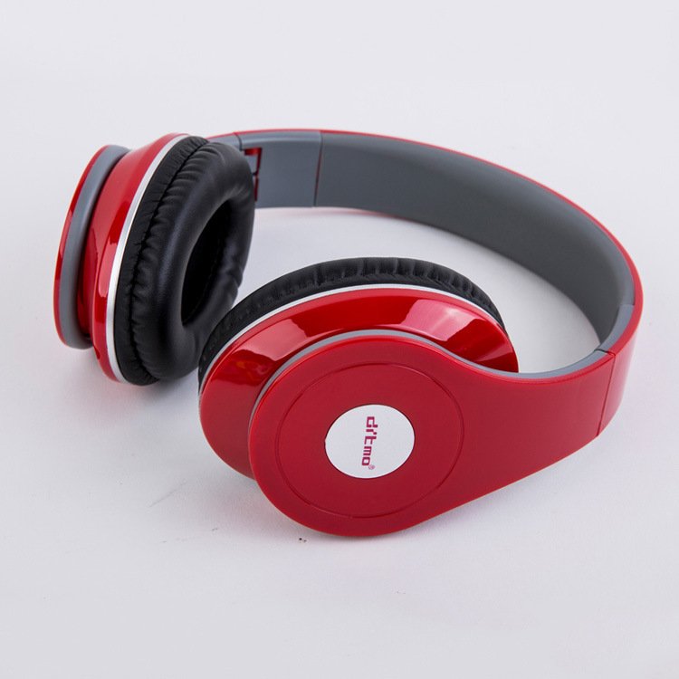 Wired Gaming Headphone Heavy Bass Music Headset Wired Control Computer Mobile Phone Universal Headset - Red image