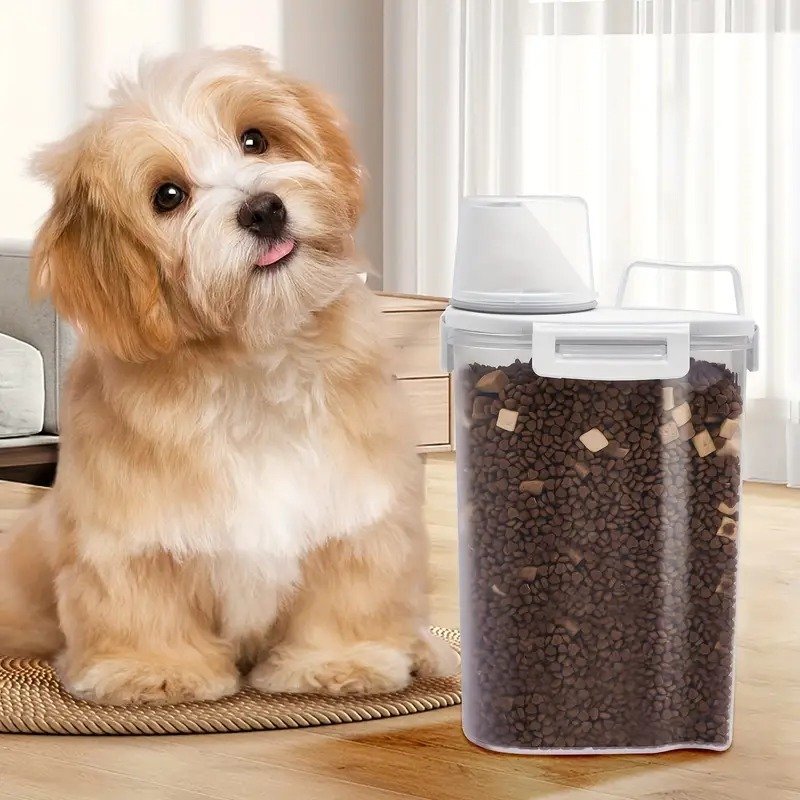 Sealed Food Storage Containers With Lids - Leak-proof And Moisture-proof Kitchen Storage Boxes, Suitable For Grains, Nuts, Flour And Rice - Made Of Durable PE Material image 1